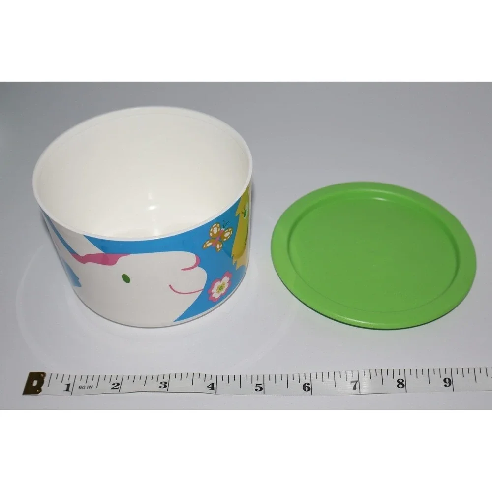 TUPPERWARE Easter Spring Bunny Chick Stacking Storage Canister Set of 3 w/ Lids
